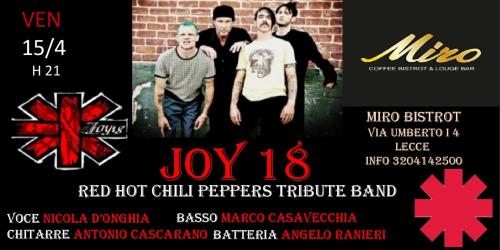 Joy 18 Red Hot Chili Peppers Tribute Band live @ Miro bistrot
