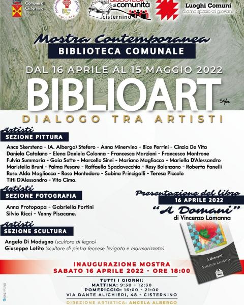 BIBLIOART DIALOGO tra artisti