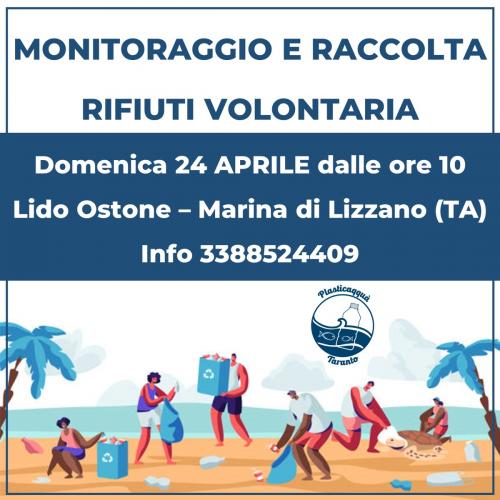 Monitoraggio e Raccolta rifiuti volontaria