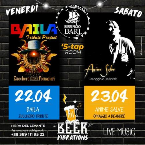 BAILA - Zucchero Tribute live al BIRRIFICIO BARI