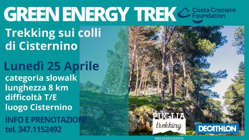 GREEN ENERGY TREK Trekking sui Colli di Cisternino