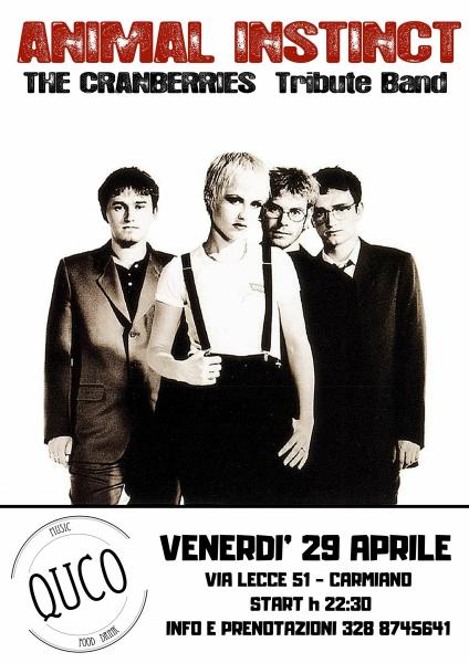 Animal Instinct Cranberries tribute omaggiano la voce di Dolore O'Riordan