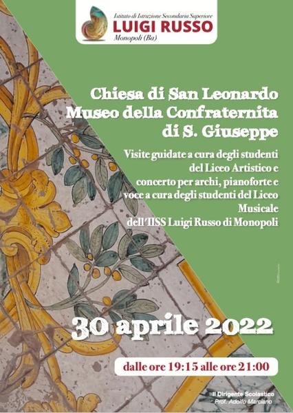 Apertura straordinaria del Museo della Confraternita di San Giuseppe