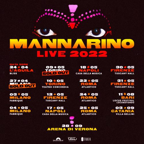 Mannarino in tour a Roma
