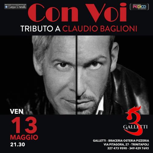 CON VOI Tributo A Baglioni live a Trinitapoli