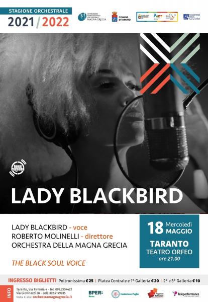 Lady Blackbird e l'Orchestra della Magna Grecia