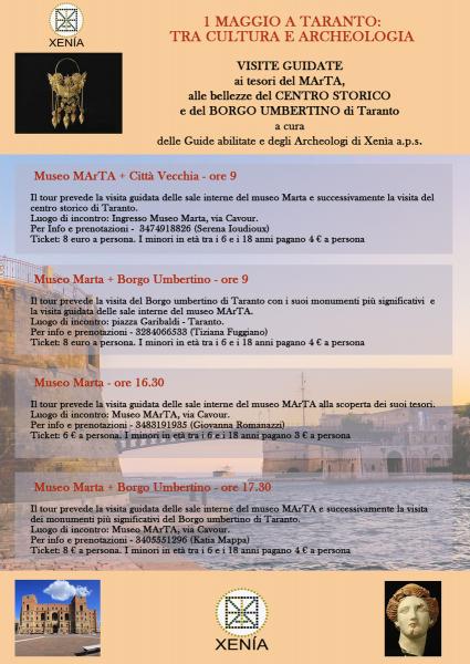 1 MAGGIO a Taranto: tra cultura e archeologia