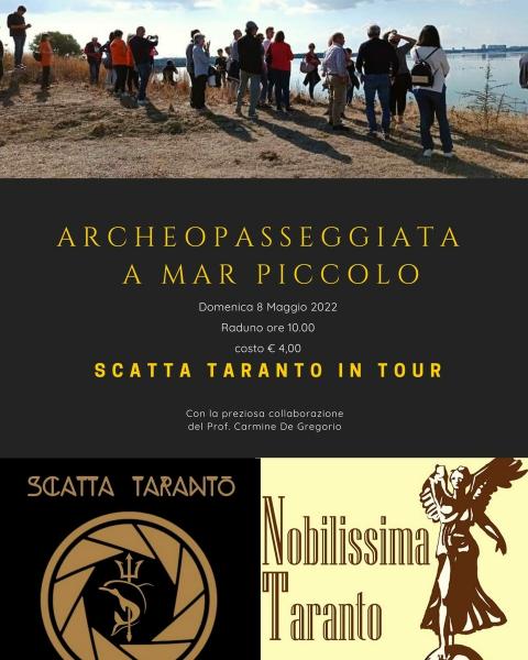 Domenica 8 maggio, passeggiata archeologica lungo le coste di Mar Piccolo
