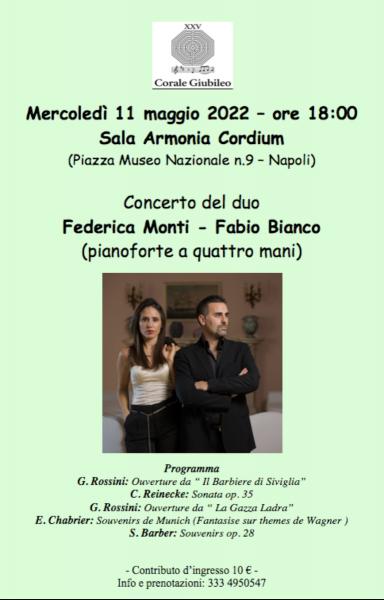 Duo Monti - Bianco, pianoforte a quattro mani