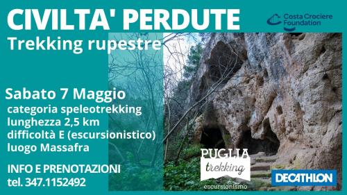 CIVILTà PERDUTE Trekking rupestre nella Gravina di Massafra
