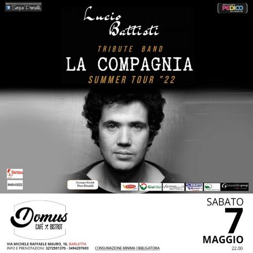 La Compagnia Battisti Tribute Band live a Barletta Domus