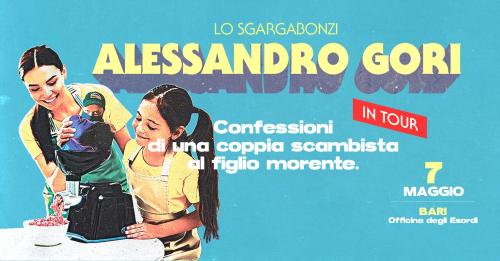 Alessandro Gori (Lo Sgargabonzi) in "Confessioni di una coppia scambista al figlio morente"