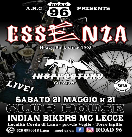 ESSENZA + Inopportuno - live