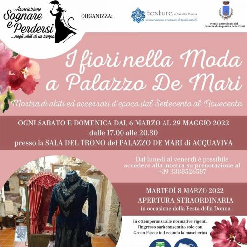I fiori nella moda a Palazzo De Mari