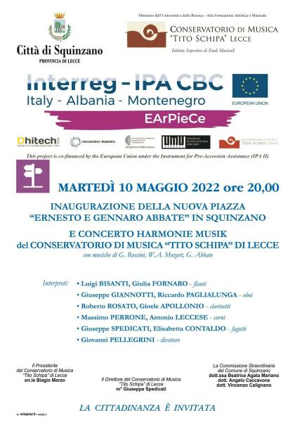 CONCERTO DELL'HARMONIE MUSIK DEL CONSERVATORIO TITO SCHIPA