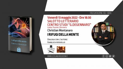 “I rifugi della mente”, Christian Montanaro ospite di VIAGGI LETTERARI NEL BORGO