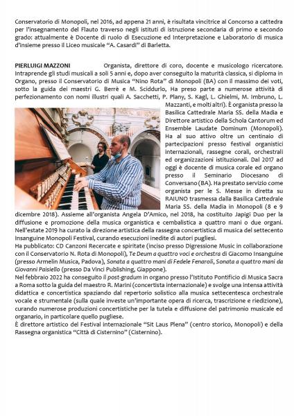 TERZO APPUNTAMENTO - RASSEGNA ORGANISTICA ED. 2022