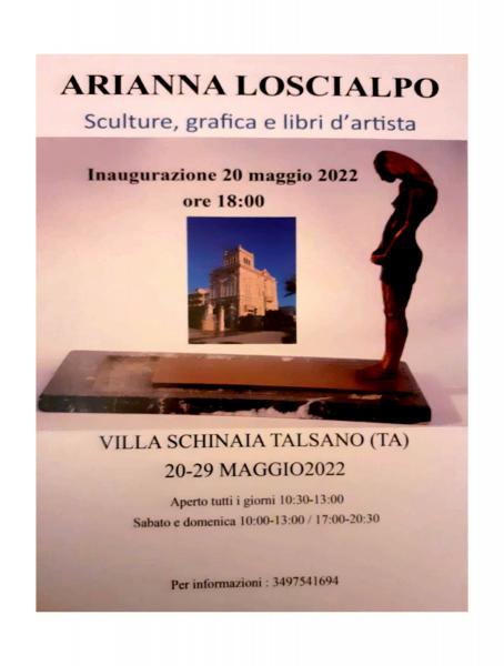 ARIANNA LOSCIALPO - sculture, grafica e libri d'artista