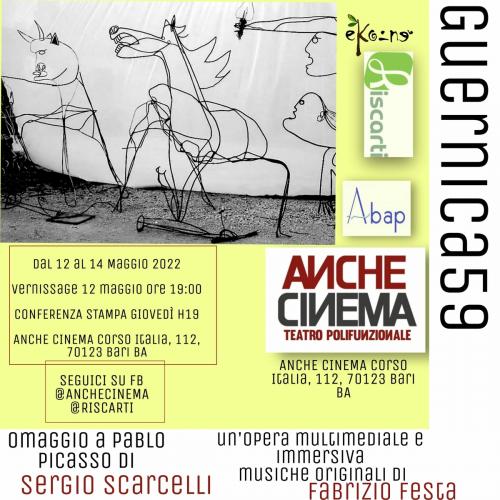 GUERNICA59: OMAGGIO A PABLO PICASSO - Installazione performativa di Sergio Scarcelli