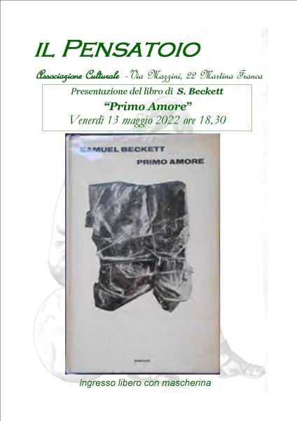 Presentazione del libro "Primo Amore" di S. Beckett