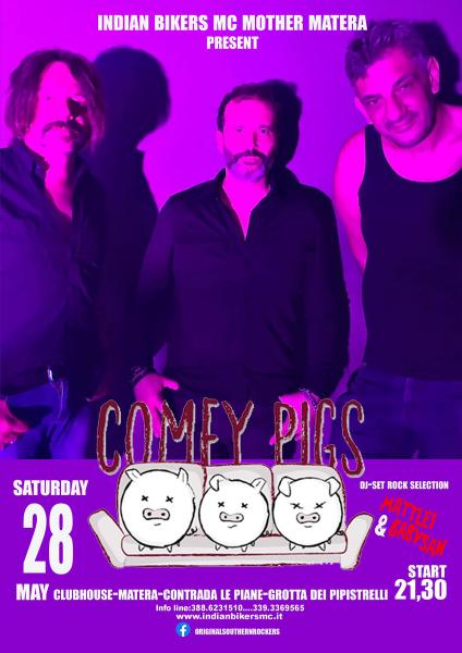 Club House IBMC Matera : Rock live Concert " Comfy Pigs "