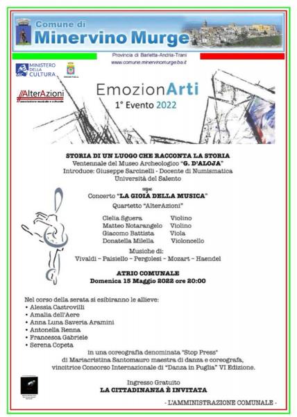 EmozionArti al "D'Aloja": Arte e Musica per il Ventennale