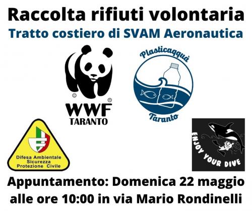 Raccolta rifiuti volontaria SSVTAM Aeronautica