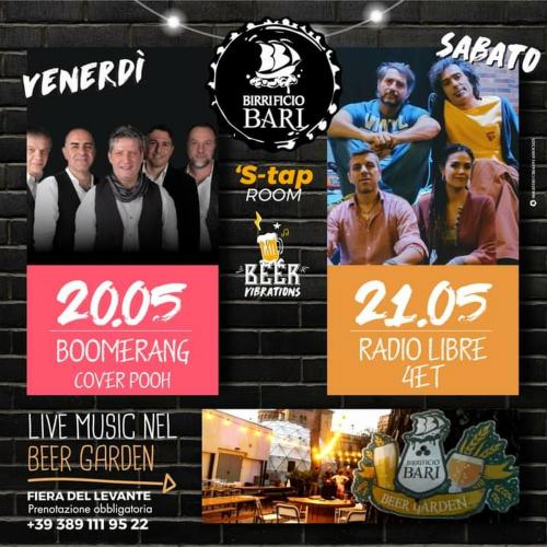 BOOMERANG Tributo ai POOH live al BIRRIFICIO BARI