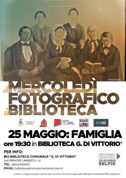 Il Mercoledì fotografico in Biblioteca: FAMIGLIA
