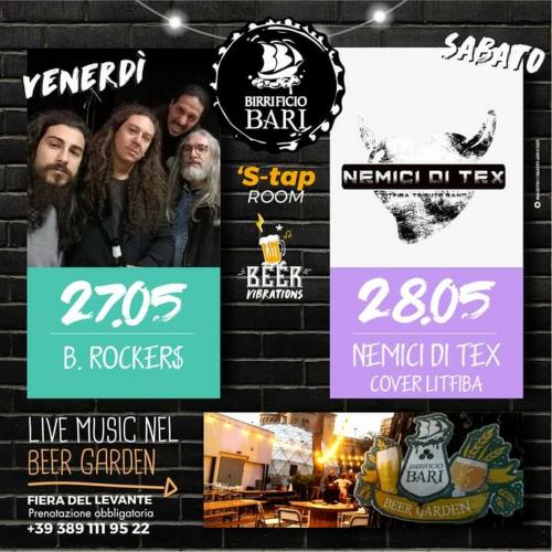 Il rock dei B.ROCKER$ live al BIRRIFICIO BARI