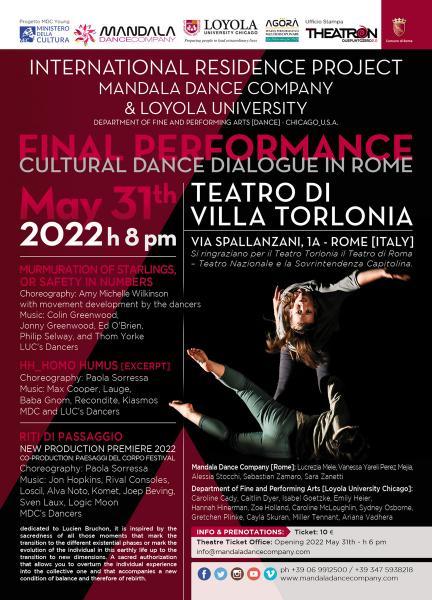 INTERNATIONAL RESIDENCE PROJECT - Mandala Dance Company & Loyola University_Chicago