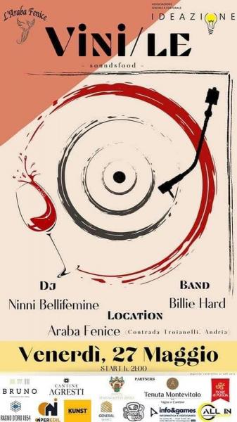 L'Araba Fenice presents "Vini/le - Sound & Food"