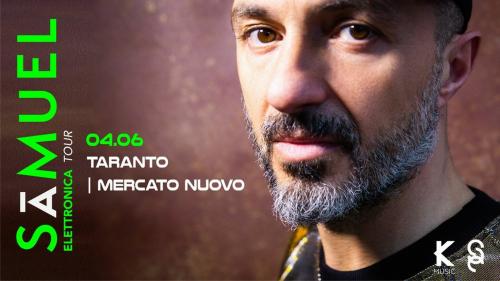Samuel in concerto a Taranto - Elettronica Club Tour 2022