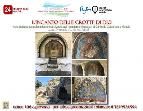 L’INCANTO DELLE GROTTE DI DIO – natura, arte e sacralità alla ricerca del divino…