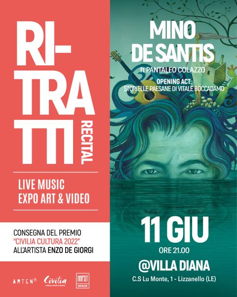 Mino De Santis & Enzo De Giorgi in "RI-TRATTI" - Live Music and Expo Art