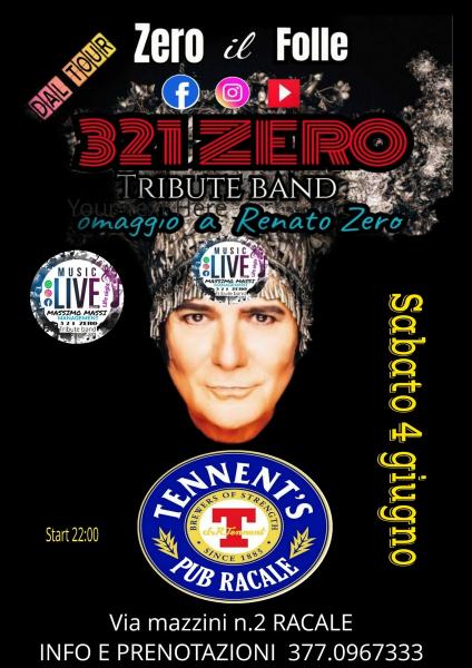 Concerto dei 321 zero al tennent's pub di racale