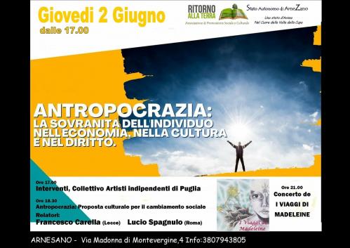 Antropocrazia: Proposta culturale per il cambiamento sociale