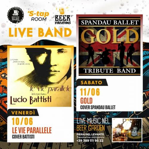 LE VIE PARALLELE (omaggio a Battisti) live al BIRRIFICIO BARI