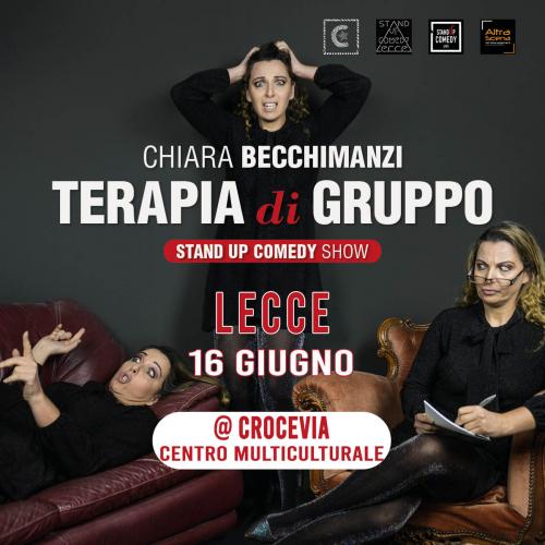 Chiara Becchimanzi in "Terapia di Gruppo" Stand up Comedy Show