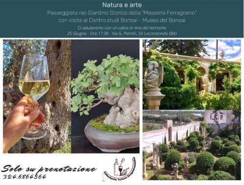 Passeggiata nel Giardino Storico con...calice di vino🌳🍷