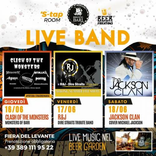 CLASH OF THE MONSTER live al BIRRIFICIO BARI