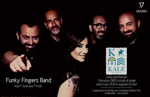 Funky Fingers Band Live cena spettacolo