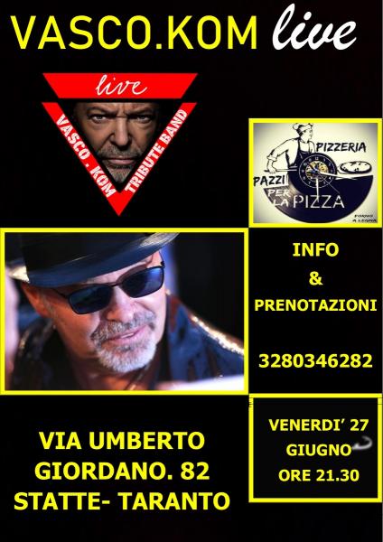 VASCO.KOM live tour estivo