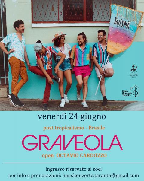 GRAVEOLA / post tropicalismo (Brasile) in concerto | open Octavio Cardozzo