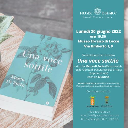 Presentazione del romanzo Una voce sottile