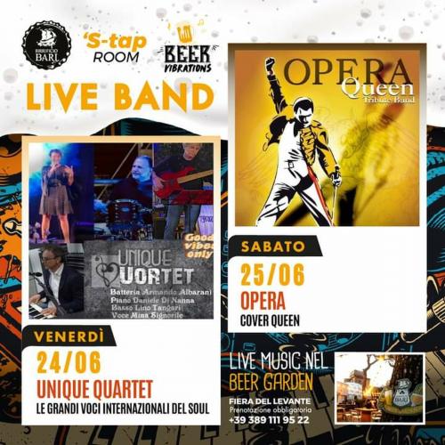 UNIQUE QUARTET live al BIRRIFICIO BARI