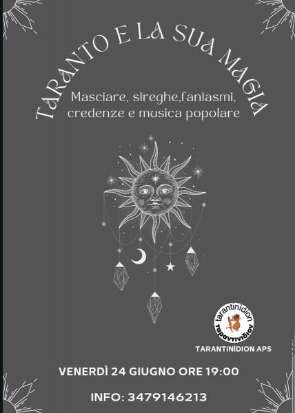 "TARANTO E LA SUA MAGIA: Masciàre, Streghe, Fantasmi, Credenze e ... Musica Popolare".