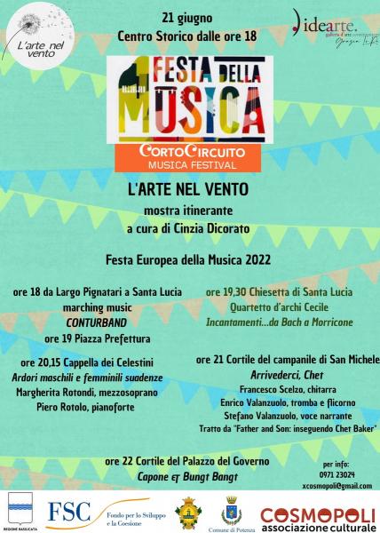 L'ARTE NEL VENTO - FESTA DELLA MUSICA 2022