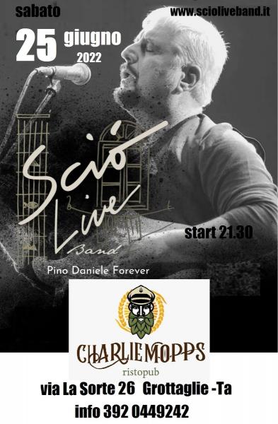 Sciò Live Band Pino Daniele Forever in concerto