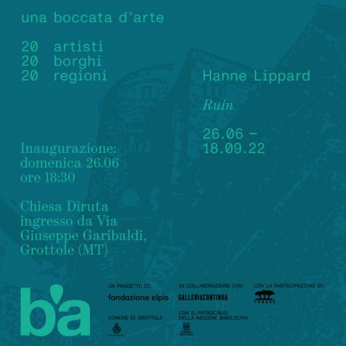 Una Boccata d'Arte - "Ruin" Hanne Lippard - Grottole (MT)